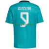 Maillot de Supporter Real Madrid Karim Benzema 9 Troisième 2021-22 Pour Homme